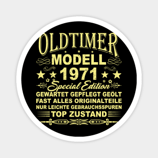 OLDTIMER MODELL BAUJAHR 1971 Magnet